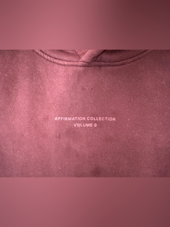 Comfrt Clothing Matching Set, 2XL, Burgundy Hoodie and Wide Leg Sweatpants Coord - Picture 5 of 11